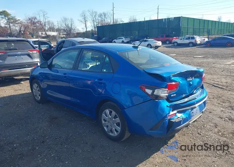 2022 Kia Rio S z USA, uszkodzony, nr VIN 3KPA24AD0NE431363